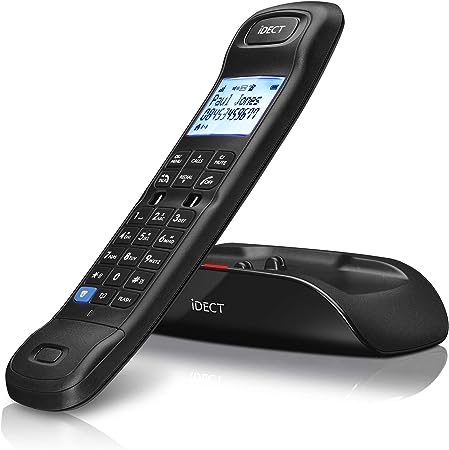 iDECT Loop Lite Plus Call Blocker DECT Cordless Designer Home Phone with Built-in Answering Machine and Caller ID - Twin Telephone