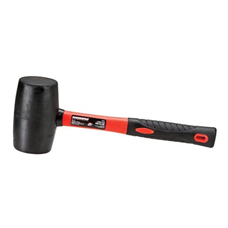 Powerbuilt 940195 32 oz. Rubber Mallet With Hardwood Handle