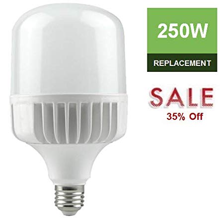 LC LED High Output 35W 4500lm (250W-350W) Commercial & Residential Bulb, Daylight White (6000K), 330 Degree, Non-Dimmable