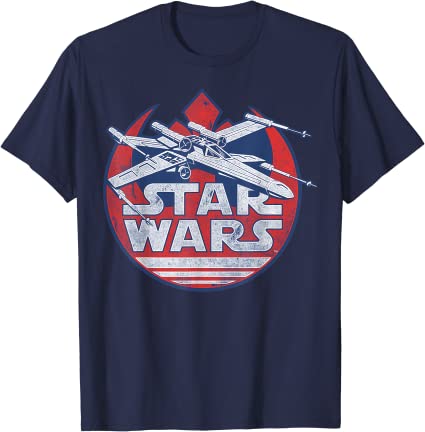 Star Wars X-Wing Rebel Symbol Vintage Graphic T-Shirt Z1 T-Shirt