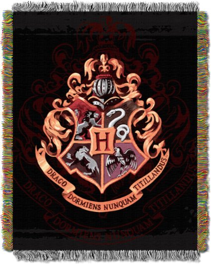 Harry Potter, Hogwarts Décor 48-Inch-by-60-Inch Acrylic Tapestry Throw by The Northwest Company