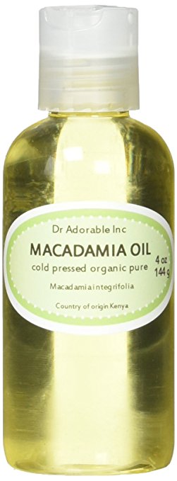 4 fl.oz Macadamia Nut Organic Oil Cold Pressed Undiluted