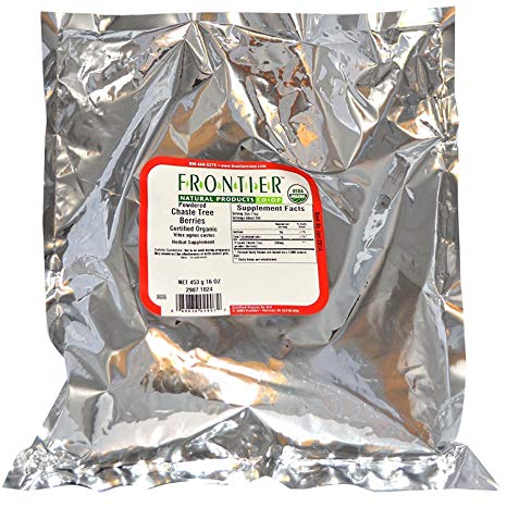 Frontier Natural Products Organic Chaste Tree Berries Powdered -- 1 lb