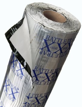 FatMat Self-Adhesive RattleTrap Sound Deadener Bulk Pack with Install Kit - 75 Sq Ft x 80 mil Thick