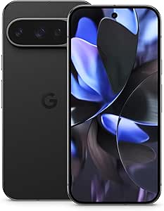 Google Pixel 9 Pro - Unlocked Android Smartphone with Gemini, Triple Rear Camera System, 24-Hour Battery, and 6.3" Super Actua Display - Obsidian - 256 GB (Renewed)