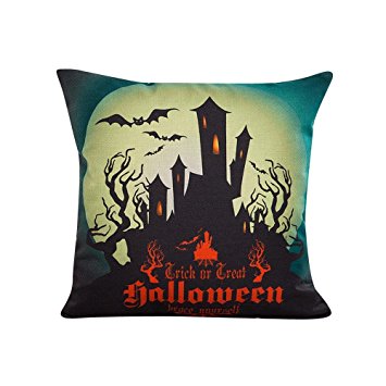 Creazy 2016 Halloween Sofa Bed Home Decor Pillow Case Cushion Cover (B)
