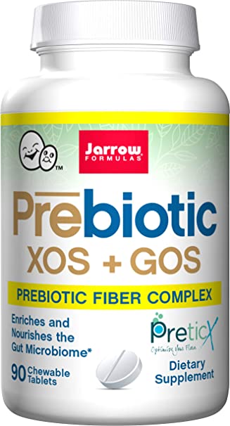 Jarrow Formulas Prebiotics Xos Gos, 90 Chewable Tablets, 1 Units