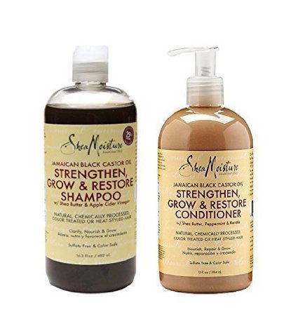 Shea Moisture - Jamaican Black Castor Oil Shampoo & Conditioner Set