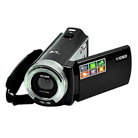 KINGEAR C8 Mini DV 16MP HD Video Recorder Camera 1280 x 720p Digital Video Camcorder(Black)