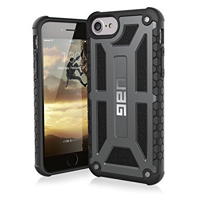 UAG iPhone 7 / iPhone 6s [4.7-inch screen] Monarch Feather-Light Rugged [GRAPHITE] Military Drop Tested iPhone Case