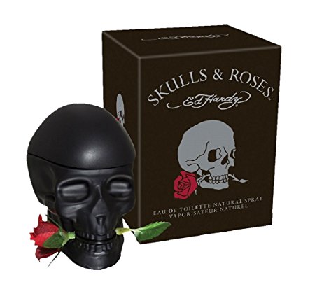 Skulls and Roses ED Hardy Colognes for Men, 2.5 Ounce