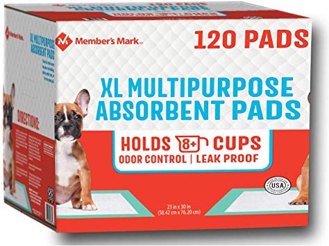 Member's Mark Pet Training Pads, 23" x 24" (120 ct.)