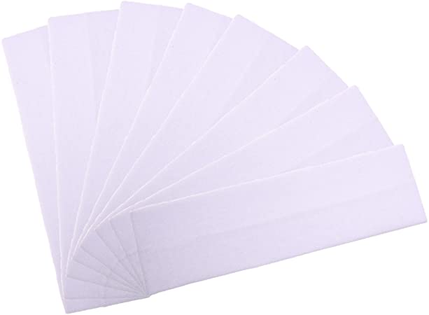 Cosmos 2.5" Wide Stretchy Cotton Yoga Headband (White Color (8 pcs))