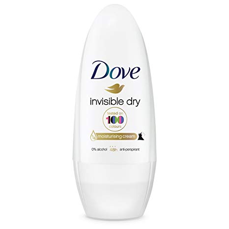 Dove Invisible Dry Anti-perspirant Deodorant Roll-On, 50 ml (Pack of 6)