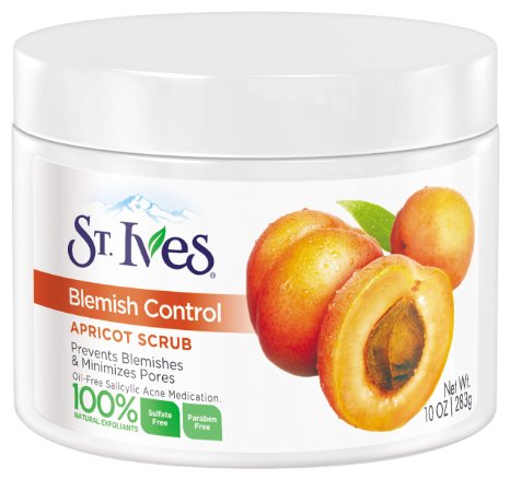 St. Ives Blemish Control Scrub, Apricot 10 oz (Pack of 2)