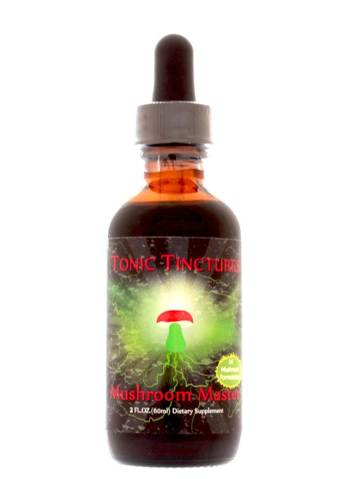 Mushroom Master 2oz. Liquid Extract - 14 Organic Medicinal Mushrooms