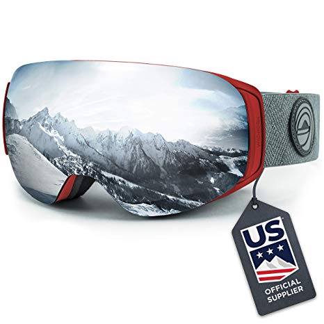 Wildhorn Roca Snowboard & Ski Goggles - US Ski Team Official Supplier - Interchangeable Lens - Premium Snow Goggles