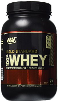 100% Whey Protein, Cookies and Cream, 2 lbs, Gold Standard Protein From Optimum Nutrition