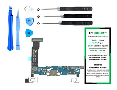 Samsung Galaxy Note 4 N910T - (T-MOBILE) Charge Port Flex Cable Connector Replacement Kit with DM Tools and Instructions Included - DIYMOBILITY