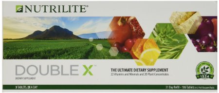 Nutrilite Double X (31-Day REFILL) Is a Phytonutrient Blend of Plant Concentrates From Fruits, Vegetables and Herbs
