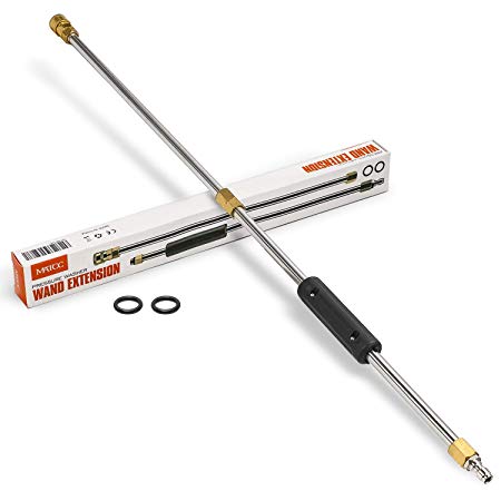 MATCC Pressure Washer Wand Extension, MP001 33'' Stainless Steel Replacement Lance 1/4'' Quick Connect, 4000 PSI