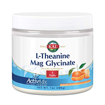 Kal L-theanine 150 Mg Magnesium Glycinate Tangerine, 7 Pound