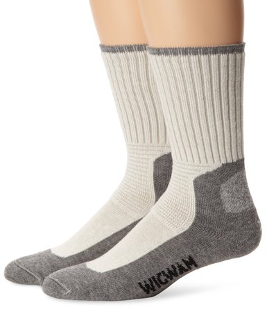 Wigwam Mens At Work DuraSole Work 2-Pack Crew Length Work Sock