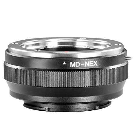 Neewer® Lens Mount Adapter for Minolta MD MC Lens to Sony NEX E-Mount Camera,fits Sony A6000 A7/A7R/A7S/A7II NEX-3 NEX-3C NEX-5 NEX-5C NEX-5N NEX-5R NEX-6 NEX-7 NEX-F3 NEX-VG10 VG20 etc.
