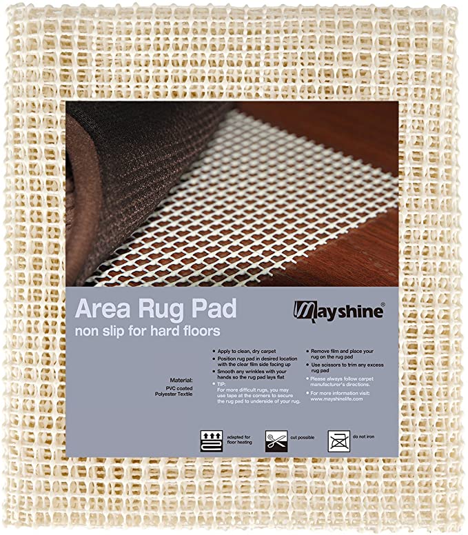 MAYSHINE Area Rugs (5 x 8 Feet) for Living Room Bedroom Carpet Contemporary Retro Polyester Textured Easy to Clean Stain Fade Resistant Thick Soft Plush