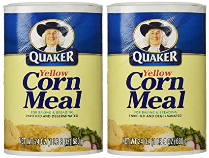 Quaker Yellow Corn Meal 24 oz pack of 2