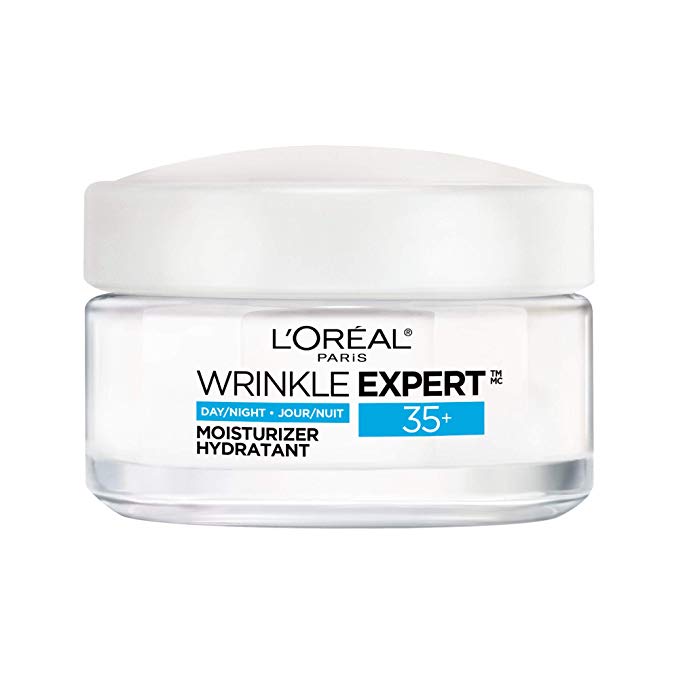 L'Oreal Paris Wrinkle Expert 35  Anti-Aging Cream Day & Night Moisturizer, with Collagen, 50 mL
