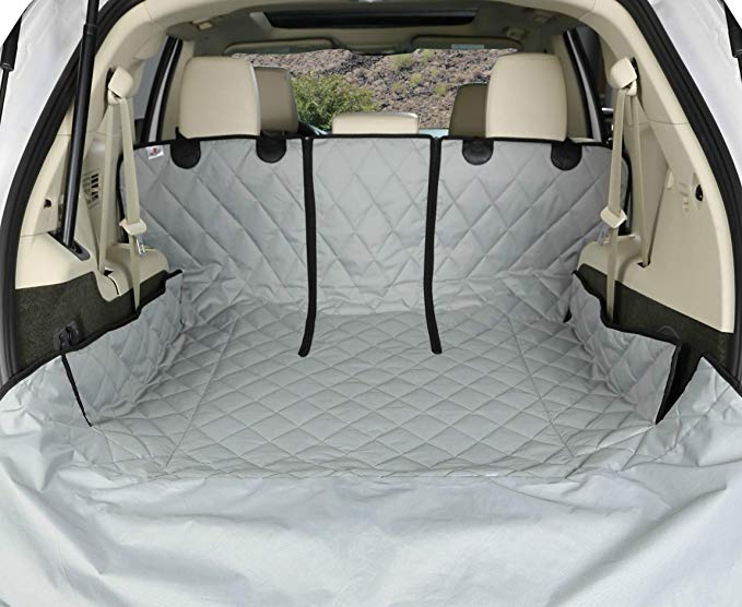 4Knines SUV Cargo Liner for Fold Down Seats - 60/40 Split and Armrest Pass-Through Compatible - USA Based Company