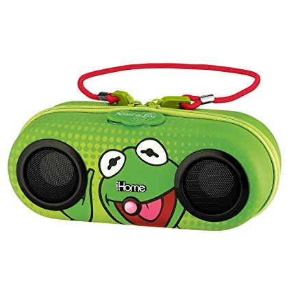 Kermit the Frog Water Resistant Stereo Portable Stereo Sport Case for iPod, Shuffle, MP3 players with built in remote, DK-M13