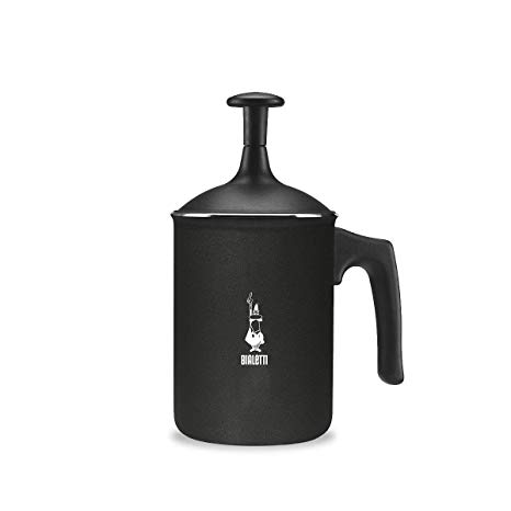 Bialetti Tutto Crema Milk Frother for 6 Cups, Black, 30 x 20 x 15 cm