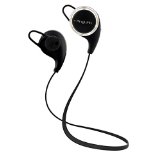 Bluetooth Headphones AngLink QCY QY8 Wireless Bluetooth Headphones Noise Cancelling Headphones Sport Running Wireless Bluetooth Earbuds Headset Earphones w Microphone for Android Smartphone iPhone 5s 6 6Plus Samsung Galaxy 5 6 Note 3 4 Black