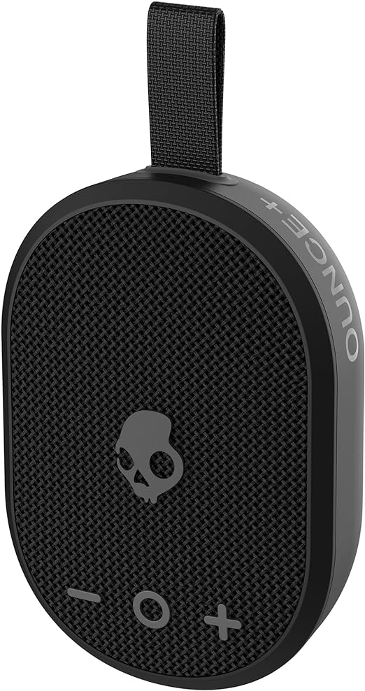 Skullcandy Ounce  Wireless Bluetooth Speaker - IPX7 Waterproof Mini Portable Speaker with 16 Hour Battery, True Wireless Stereo, and Ballistic Nylon Carry Strap