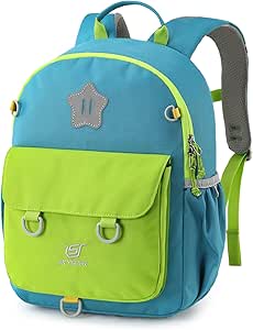 SKYSPER Kids Small Backpack Toddler Travel Backpack with Safety Anti-lost Leash Preschool Daypack for Boys Girls