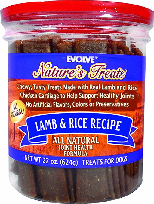 Evolve Nature's Menu Lamb & Rice Jerky - 22oz