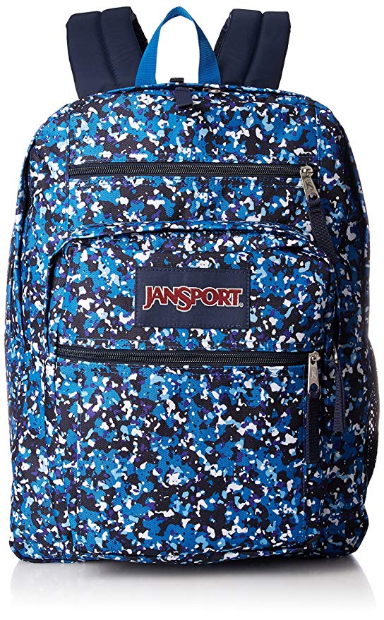 JanSport Unisex Big Student Oversized Backpack Splash Camo