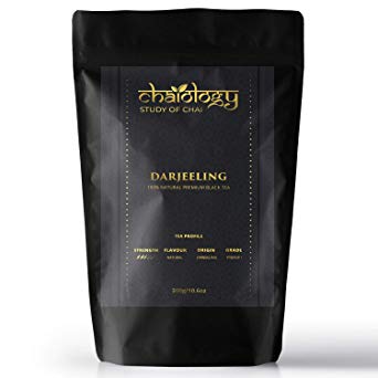 Chaiology Darjeeling Whole Leaf Black Tea, 300g (150 Cups)