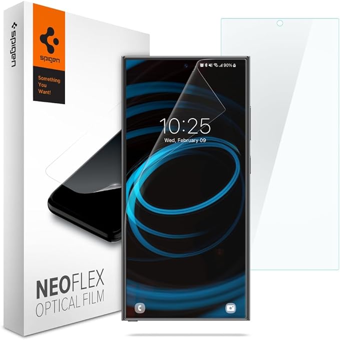 SPIGEN Neo Flex HD Design for Samsung Galaxy S24 Ultra Screen Protector (2024) Clear Film [2-Pack] - Clear