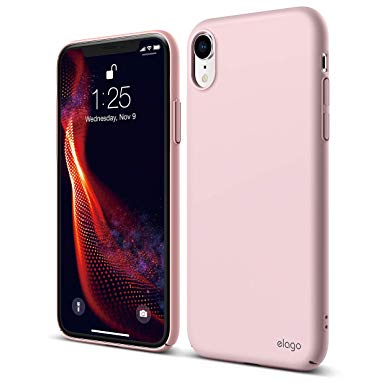 elago Slim Fit Series iPhone XR case [Lovely Pink] - [Matte Finish][Support Wireless Charging][Full Covered][Scratch & Minor Drop Protection][Everyday Case] Compatible iPhone XR (2018)