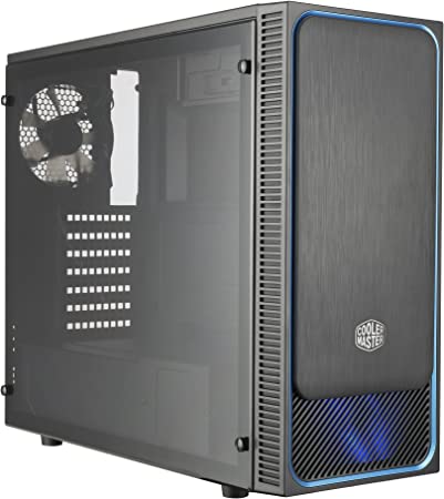 Cooler MasterMCB-E500L-KA5N-S00 MasterBox E500L Mid Tower Case - Black/Blue