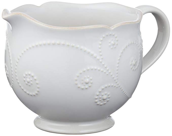 Lenox French Perle Sauce Pitcher, White