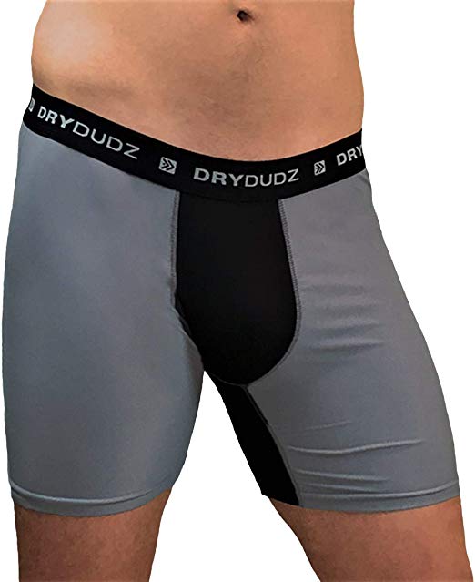 Dry Dudz Men's Hydro-Tech Compression Short Gray