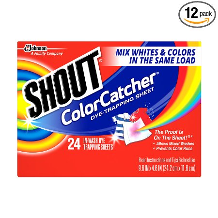 Shout Color Catcher, 24 Count  (Pack of 12)