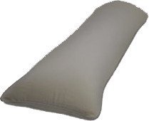Crescent Multiple Colors - Zippered Body Pillowcase- 200 Thread Count 21"x 54" (Grey)