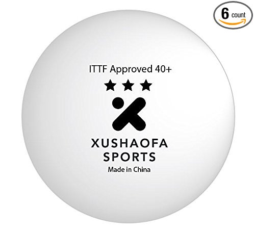 Xushaofa 40 Seamless Poly Table Tennis Balls - 3 Star