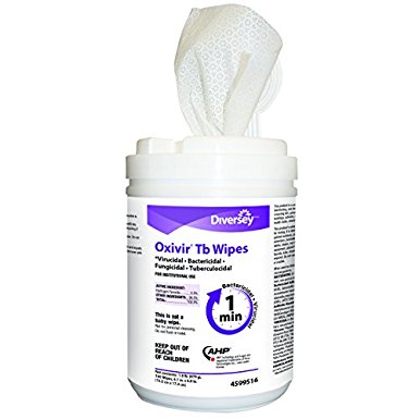 Diversey Oxivir Tb Disinfectant Wipes (160-Count, Case of 12)