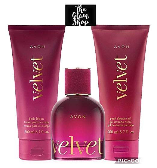 Avon Velvet eau de parfum 3 piece set